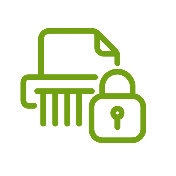 Gestión segura de información sensible y residuos